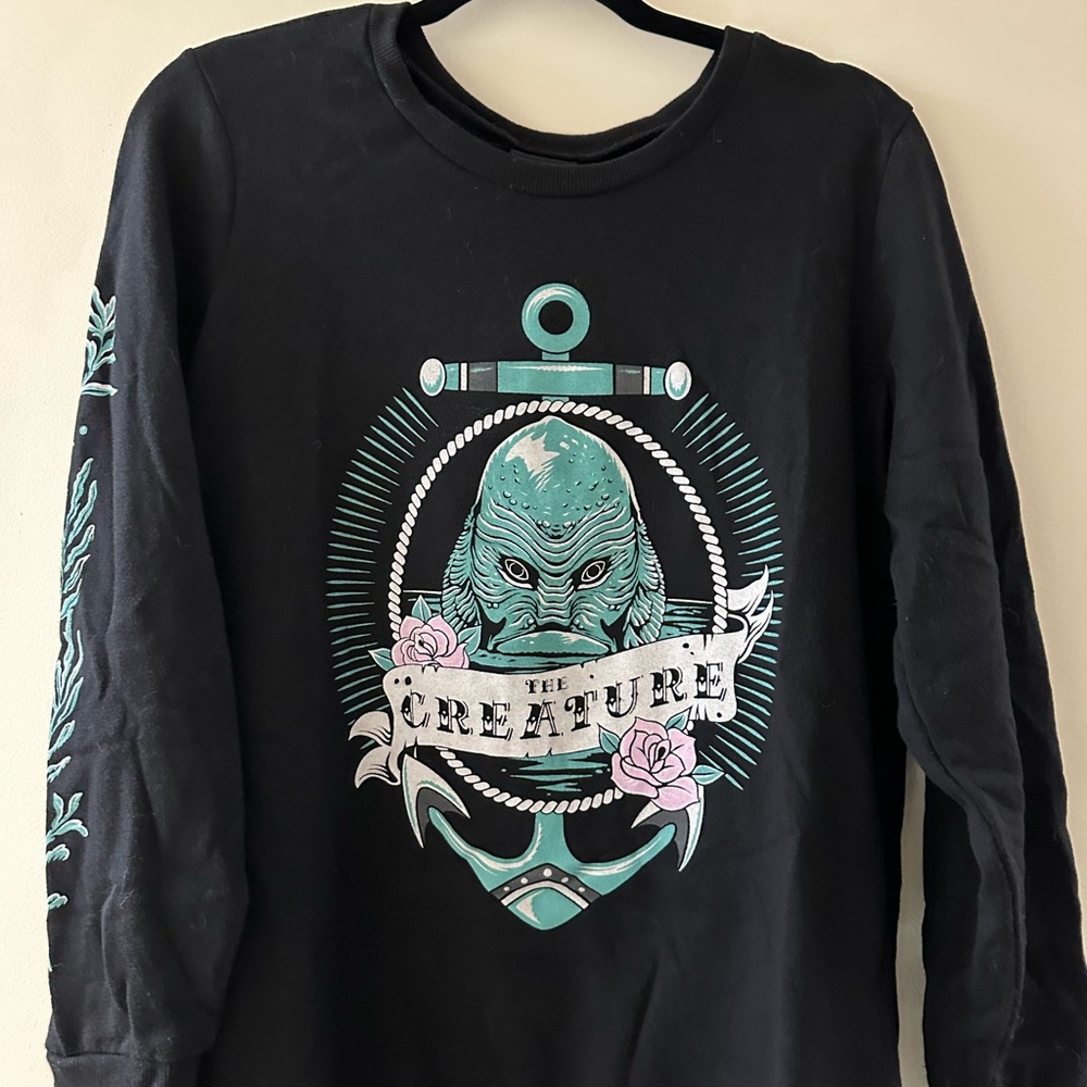 Torrid Black Graphic Sweater